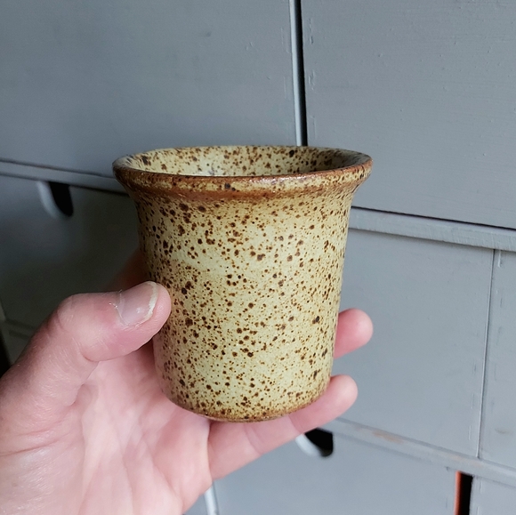 Carafe and tumbler set in sandstone and signed Guy De Pelteau - Picture 4 of 10